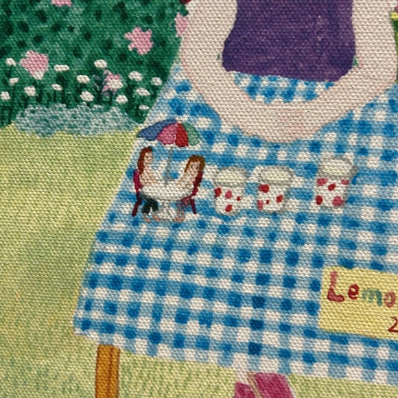 Oopsy Daisy children’s art on canvas by Mari Takabayashi.Girls at lemonade stand - Picture 4 of 11